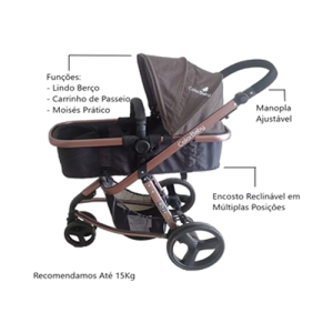 Carrinho Travel System Evolution Color Baby