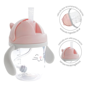 Copo Com Alca Removível Buba – Rosa ou Azul