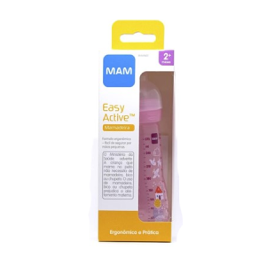 Mamadeira 270ml Easy Active, MAM, Rosa