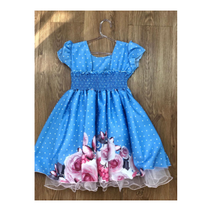 Vestido Infantil – Azul