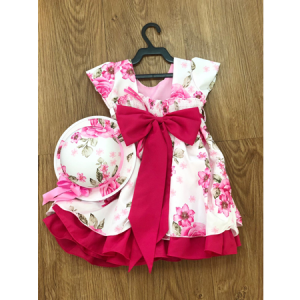 Vestido Estampado Rosa